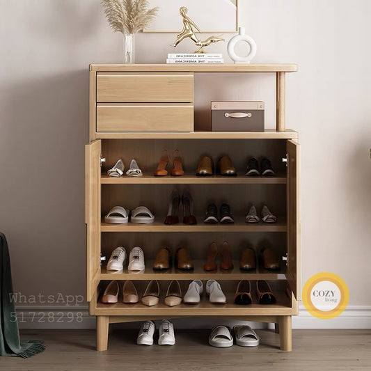 2232 solid wood shoe cabinet