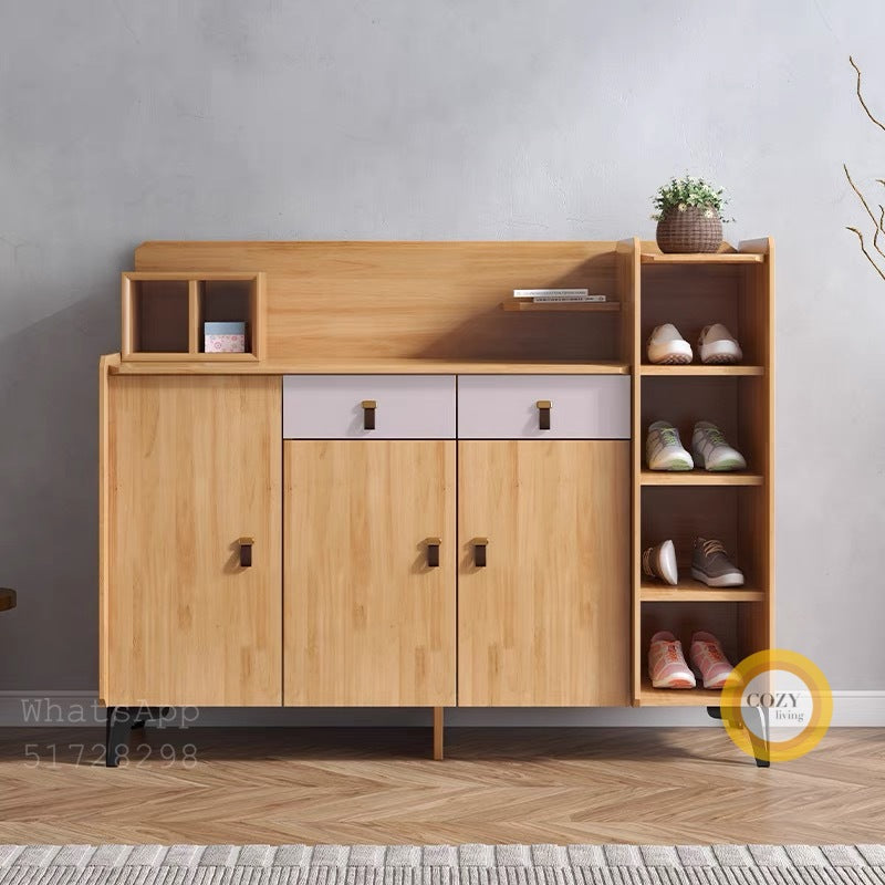 2195 solid wood shoe cabinet