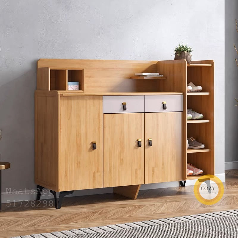 2195 solid wood shoe cabinet