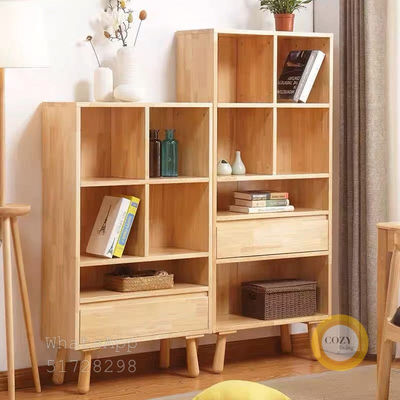 solid wood bookcase