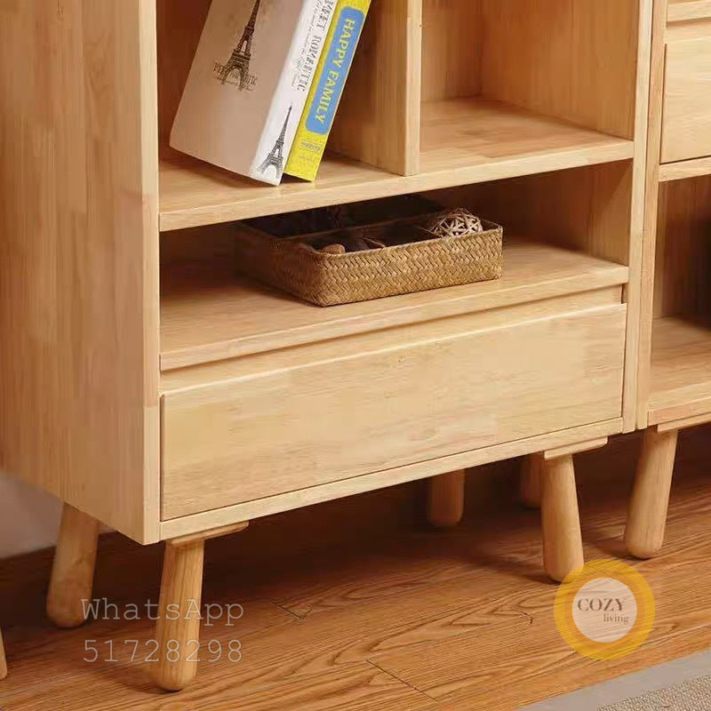 solid wood bookcase