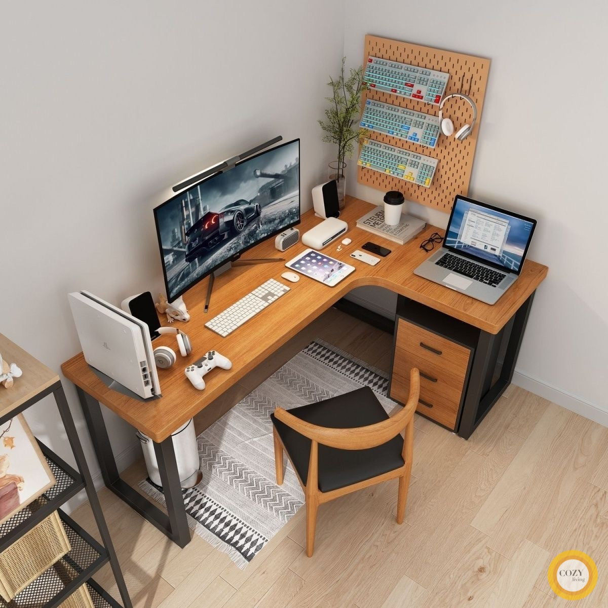 Solid wood thick board computer desk desk writing desk study desk desk desk office desk work desk Desk