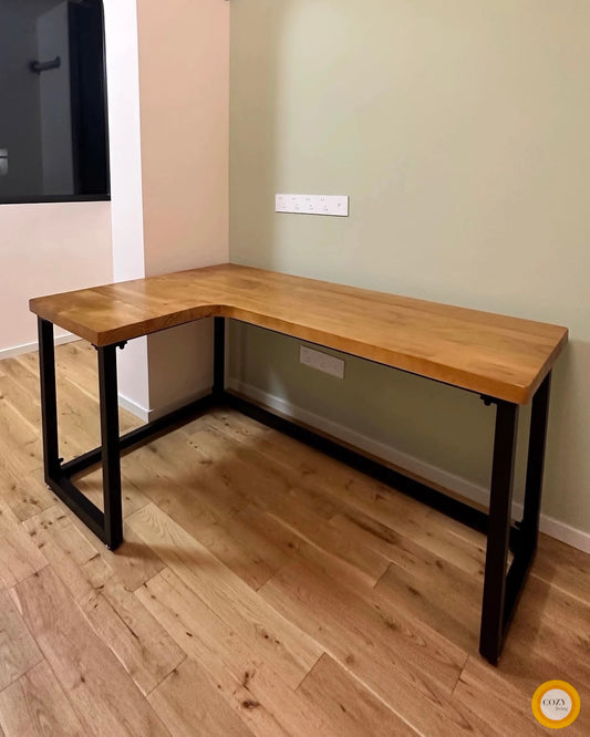 Solid wood thick board computer desk desk writing desk study desk desk desk office desk work desk Desk