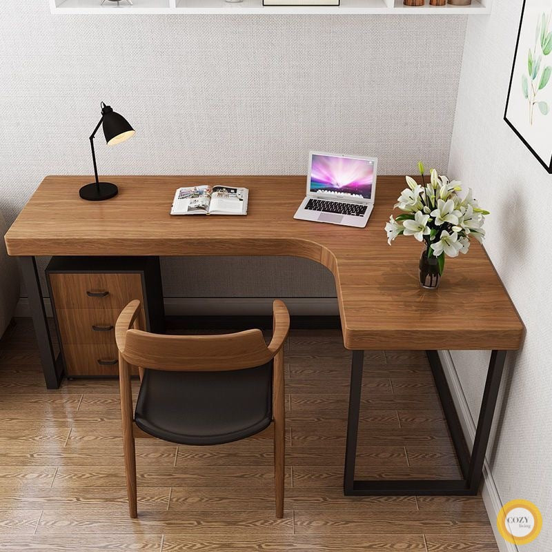 Solid wood thick board computer desk desk writing desk study desk desk desk office desk work desk Desk