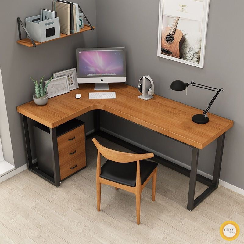 Solid wood thick board computer desk desk writing desk study desk desk desk office desk work desk Desk