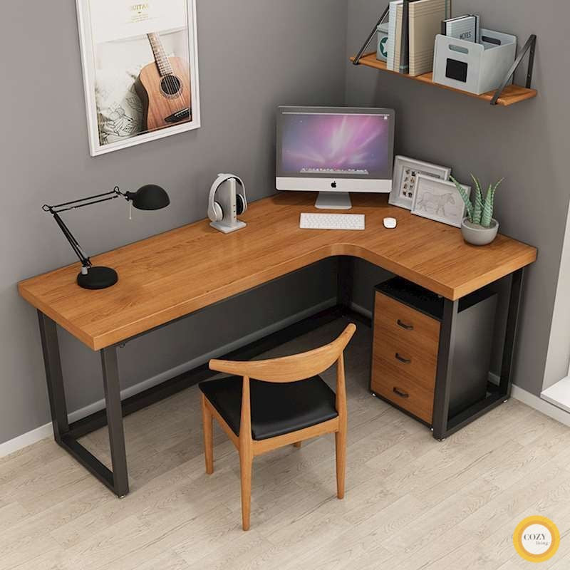 Solid wood thick board computer desk desk writing desk study desk desk desk office desk work desk Desk