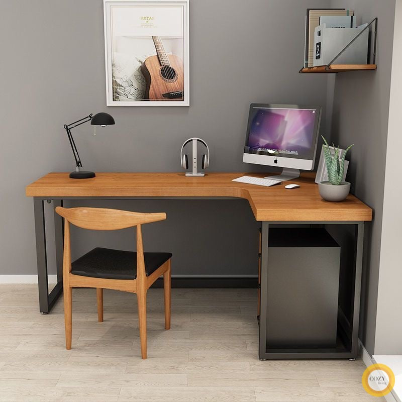 Solid wood thick board computer desk desk writing desk study desk desk desk office desk work desk Desk
