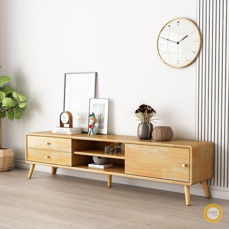๐๐๐๐ Nordic oak solid wood TV cabinet ๐ญ๐ฏ ๐๐๐๐ข๐ง๐๐ญ