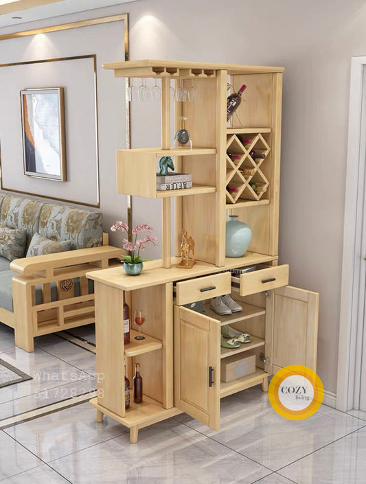 YF-325 solid wood hall cabinet