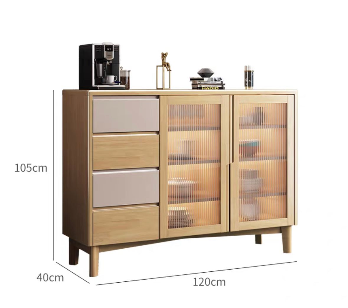 2225 solid wood sideboard