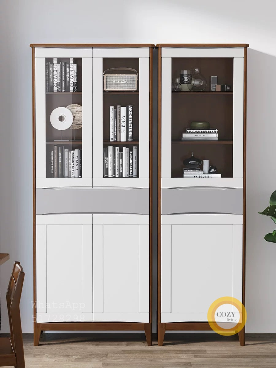 solid wood bookcase