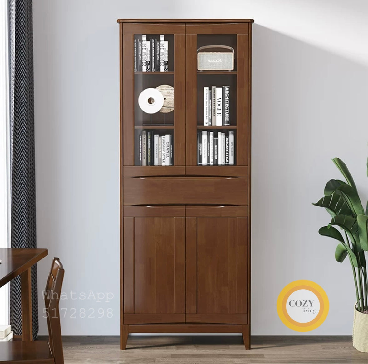 solid wood bookcase