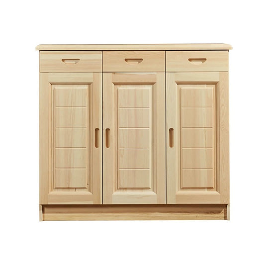 Pine shoe cabinet