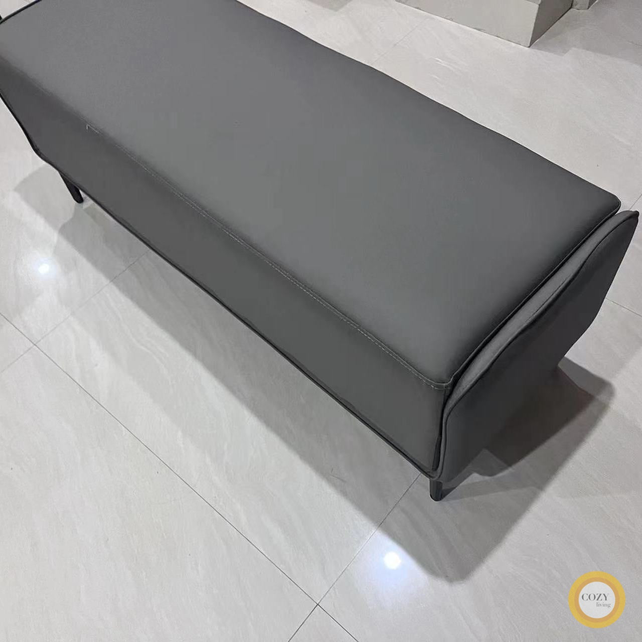 Solid wood shoe changing stool