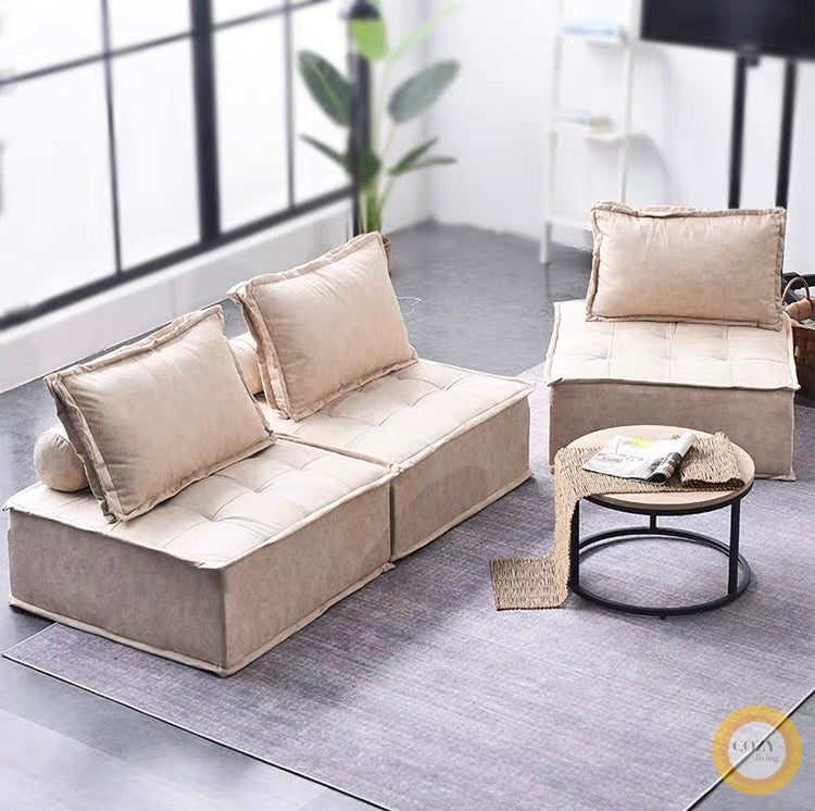 Japanese style tofu brick sofa