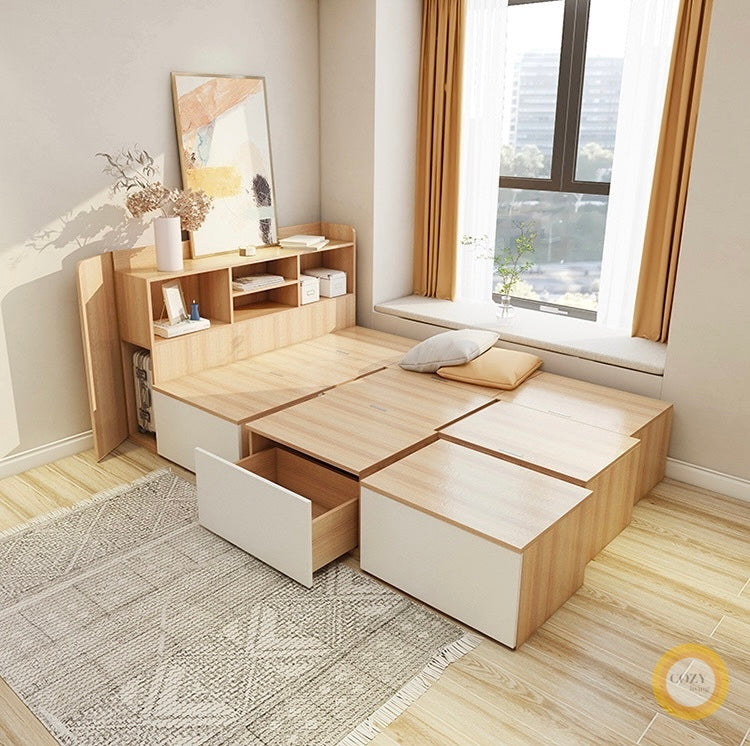 Tatami floor modular bed
