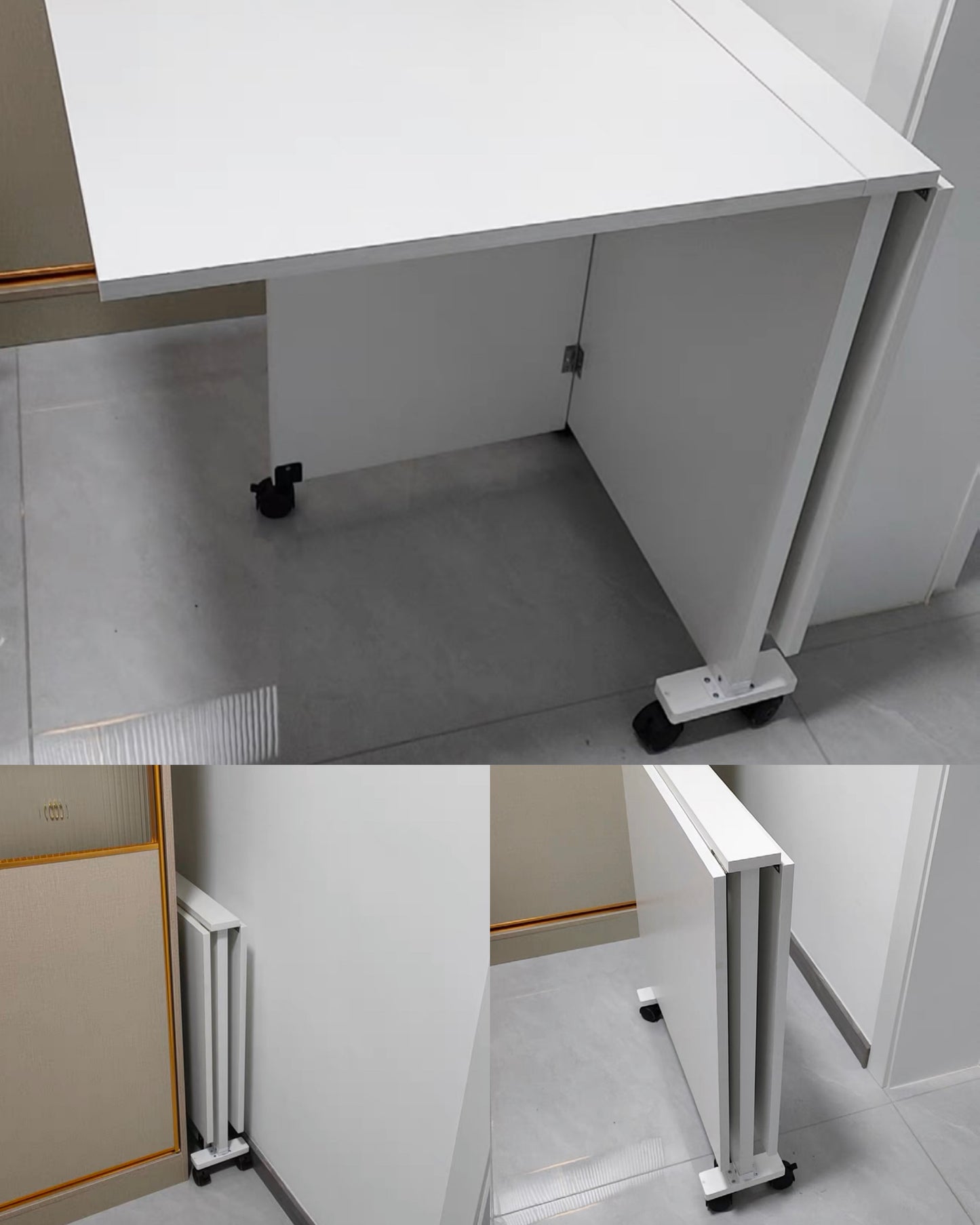 Folding dining table