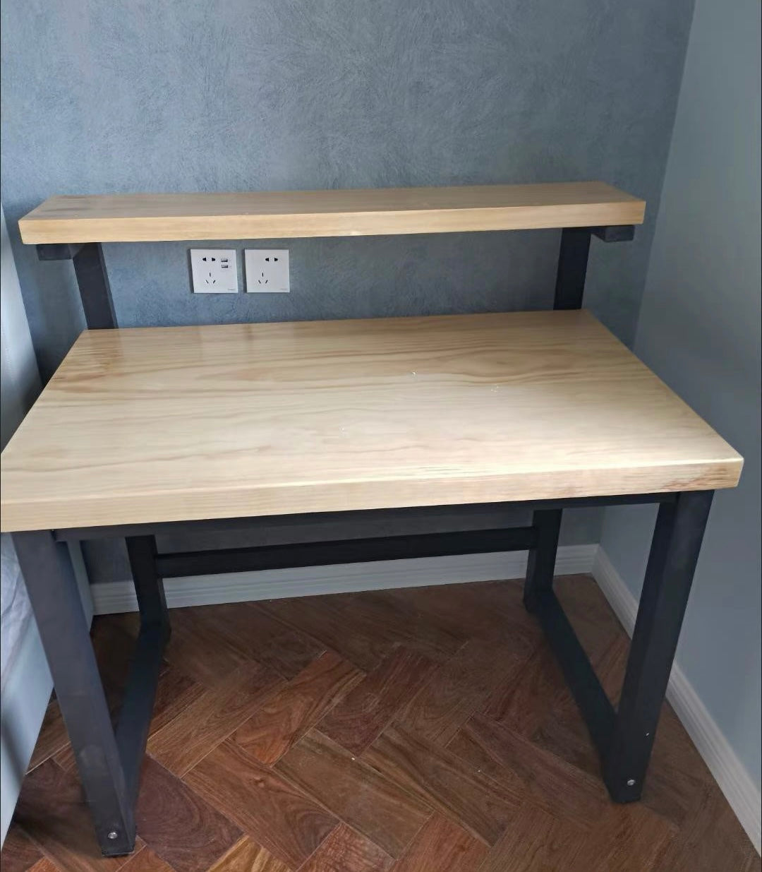Solid wood thick board computer desk desk writing desk study desk desk desk office desk work desk Desk