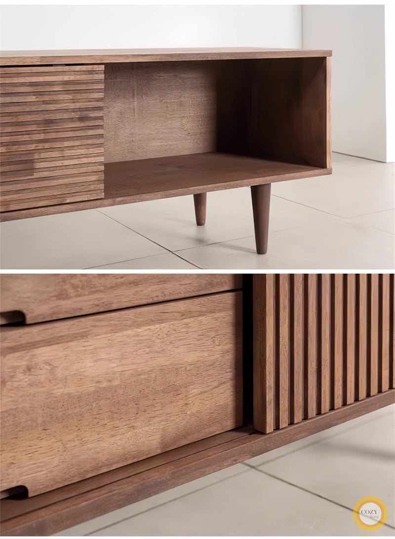 ๐๐๐๐ Japanese style Chiba sliding door TV cabinet solid wood๐ญ๐ฏ ๐๐๐๐ข๐ง๐๐ญ