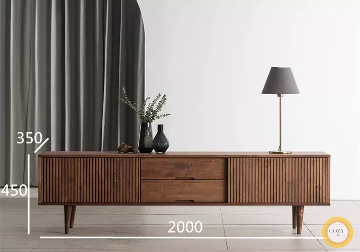 ๐๐๐๐ Japanese style Chiba sliding door TV cabinet solid wood๐ญ๐ฏ ๐๐๐๐ข๐ง๐๐ญ