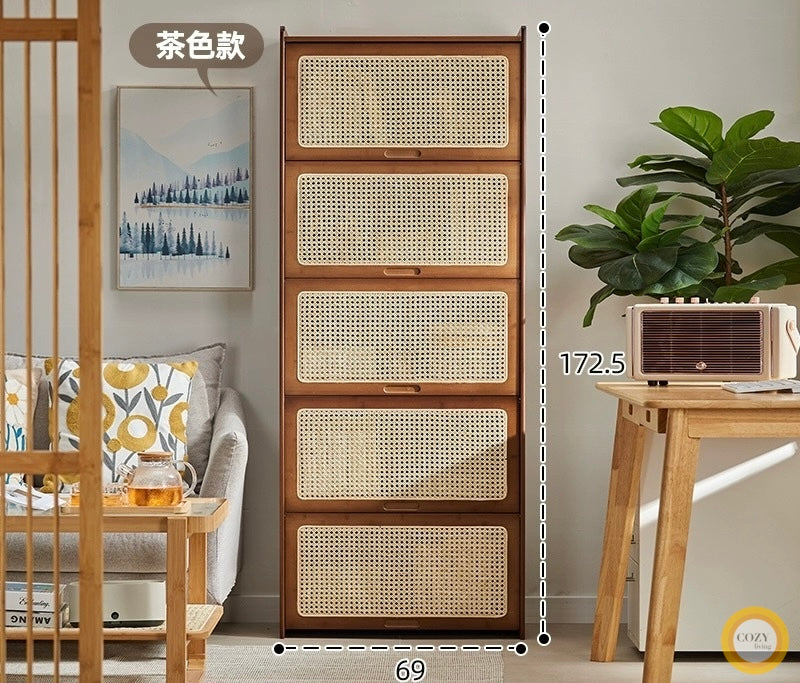 solid wood revolving bookshelf