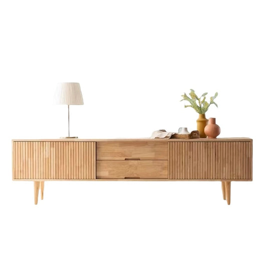 桜工芸-日式千葉趟門電視櫃【實木】