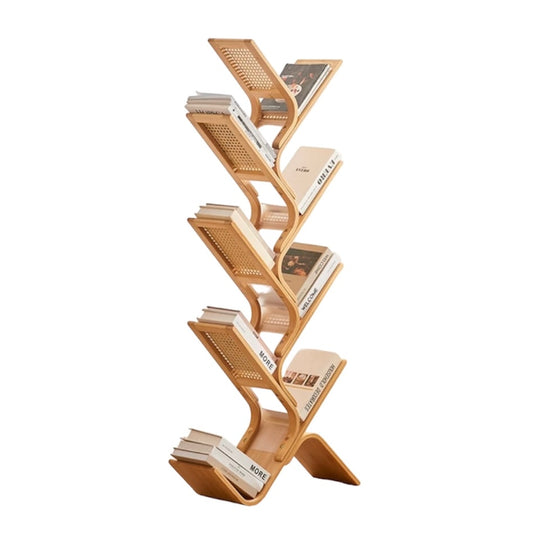 solid wood revolving bookshelf