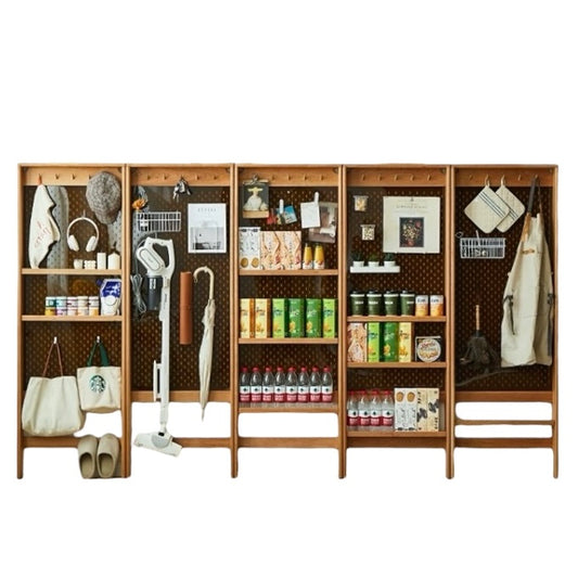 solid wood revolving bookshelf