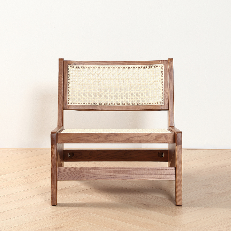 Decrescendo handmade rattan armchair
