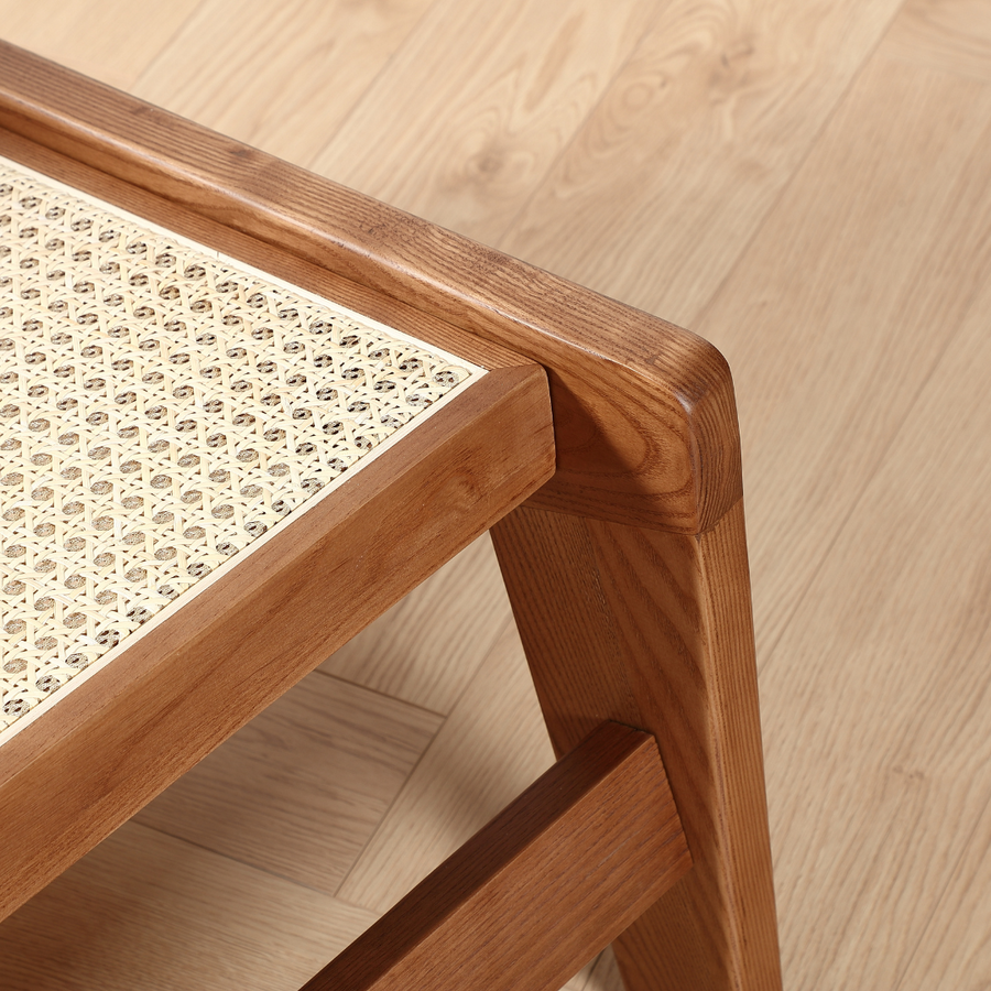 Decrescendo handmade rattan armchair