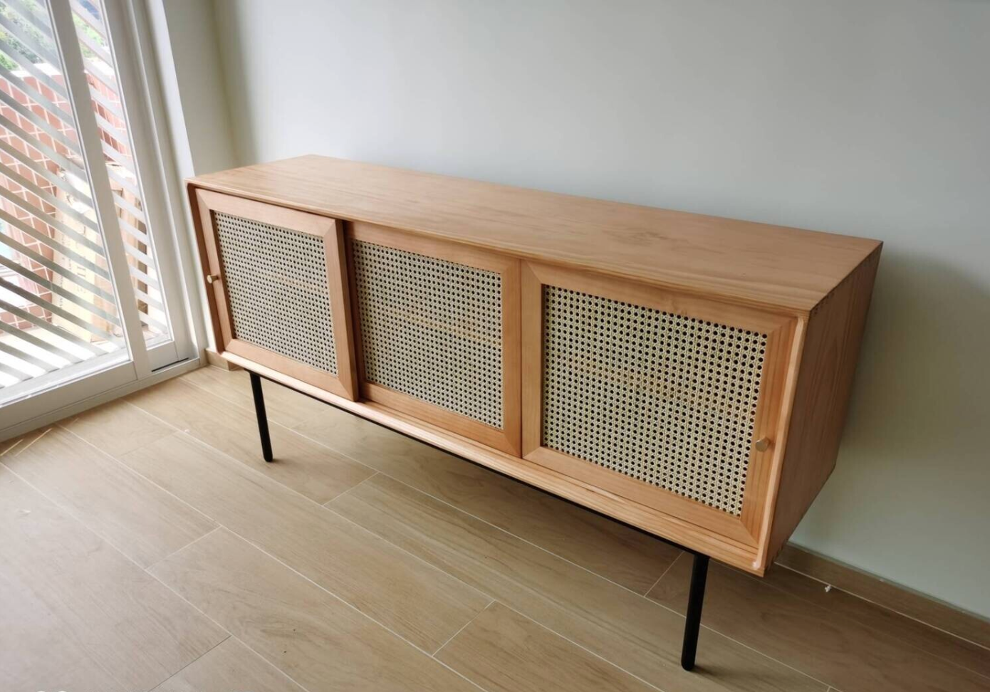 ๐๐๐๐ Japanese rattan textured solid wood TV cabinet ๐ญ๐ฏ ๐๐๐๐ข๐ง๐๐ญ
