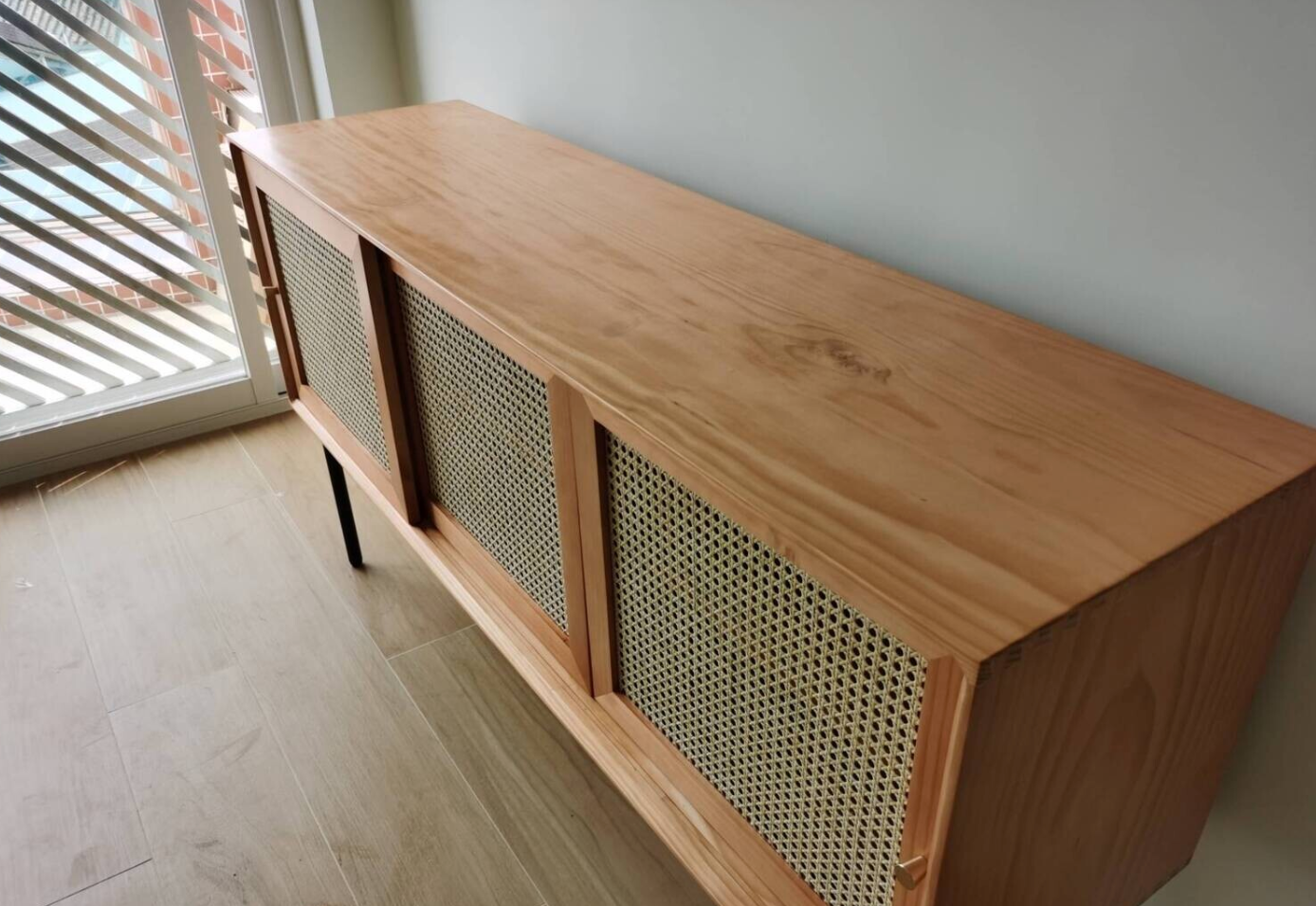 ๐๐๐๐ Japanese rattan textured solid wood TV cabinet ๐ญ๐ฏ ๐๐๐๐ข๐ง๐๐ญ