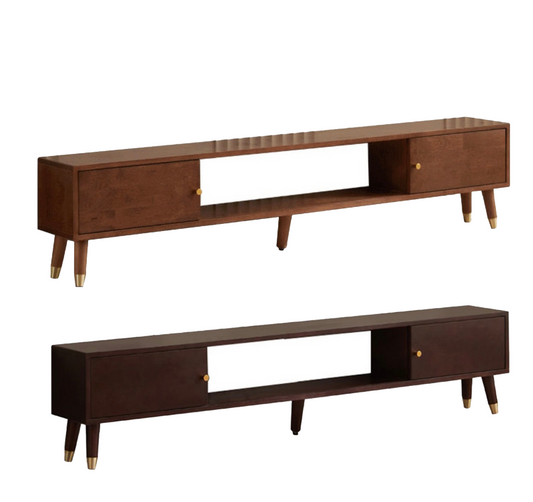 𝐑𝐮𝐬𝐭𝐢𝐜𝐄𝐫𝐚 窄身電視櫃【實木】