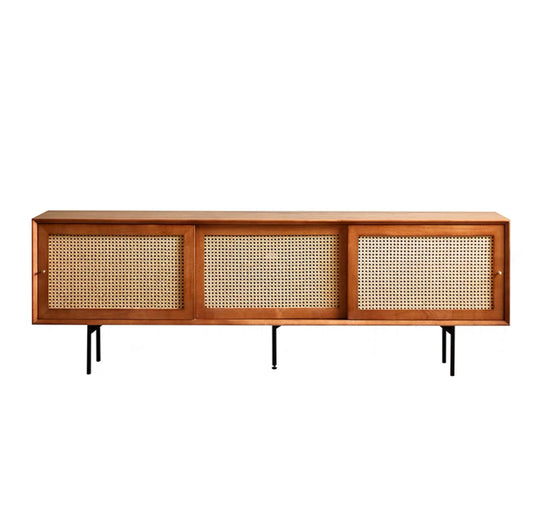 檜の居-日式藤織電視櫃【實木】