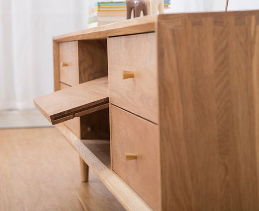 禅リビング -日式原木電視櫃【實木】