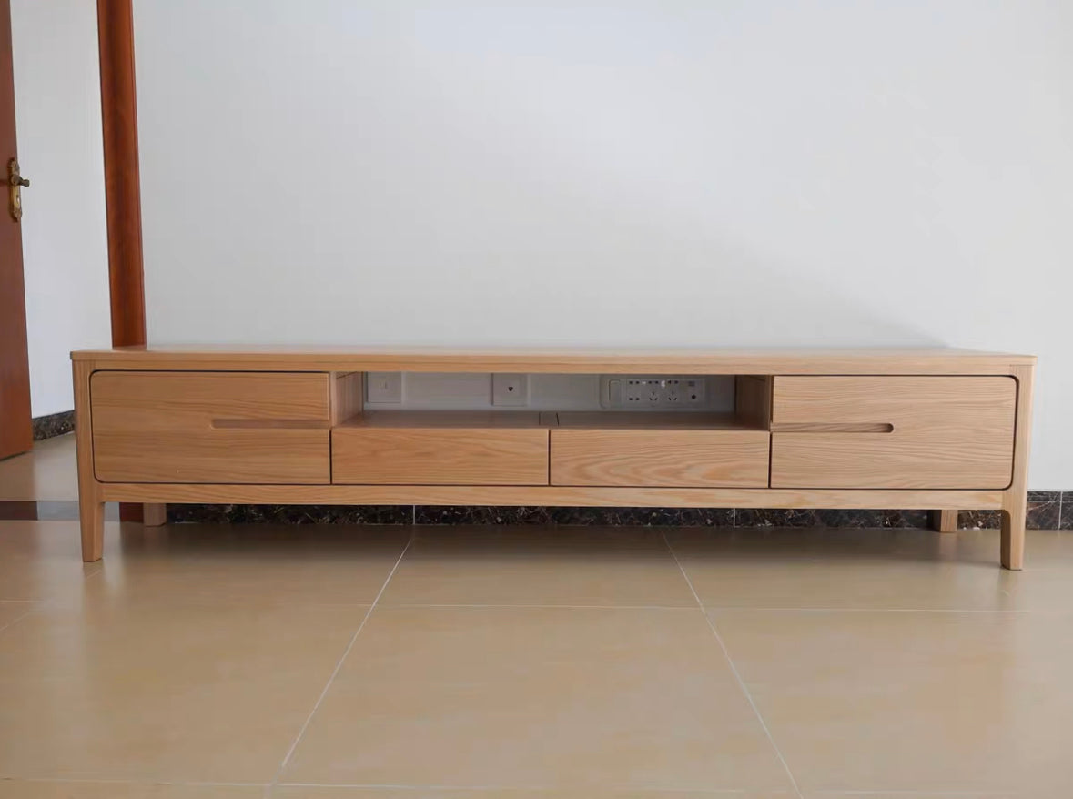 ๐๐๐๐ Nordic oak solid wood TV cabinet ๐ญ๐ฏ ๐๐๐๐ข๐ง๐๐ญ