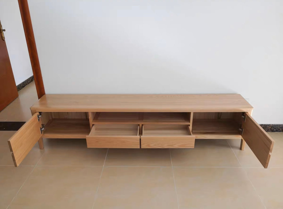 ๐๐๐๐ Nordic oak solid wood TV cabinet ๐ญ๐ฏ ๐๐๐๐ข๐ง๐๐ญ