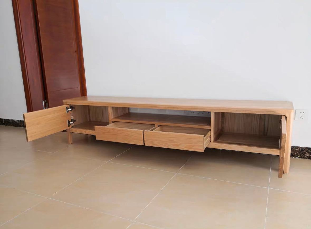 ๐๐๐๐ Nordic oak solid wood TV cabinet ๐ญ๐ฏ ๐๐๐๐ข๐ง๐๐ญ