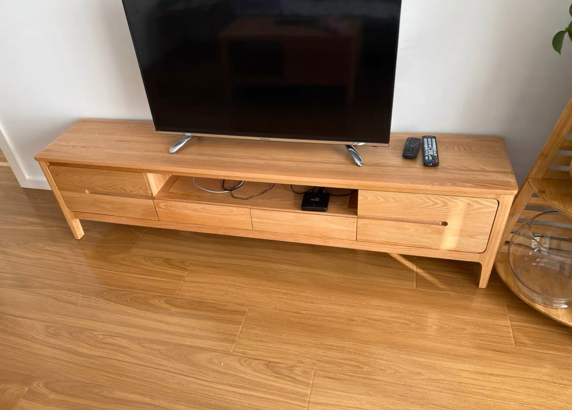 ๐๐๐๐ Nordic oak solid wood TV cabinet ๐ญ๐ฏ ๐๐๐๐ข๐ง๐๐ญ
