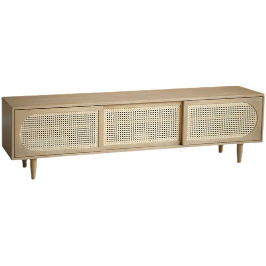 𝐑𝐮𝐬𝐭𝐢𝐜𝐄𝐫𝐚 復古藤編電視櫃【實木】