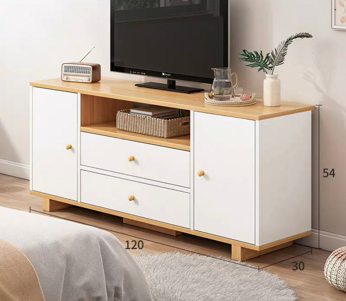 ๐๐๐๐ Simple and practical TV cabinet ๐ญ๐ฏ ๐๐๐๐ข๐ง๐๐ญ