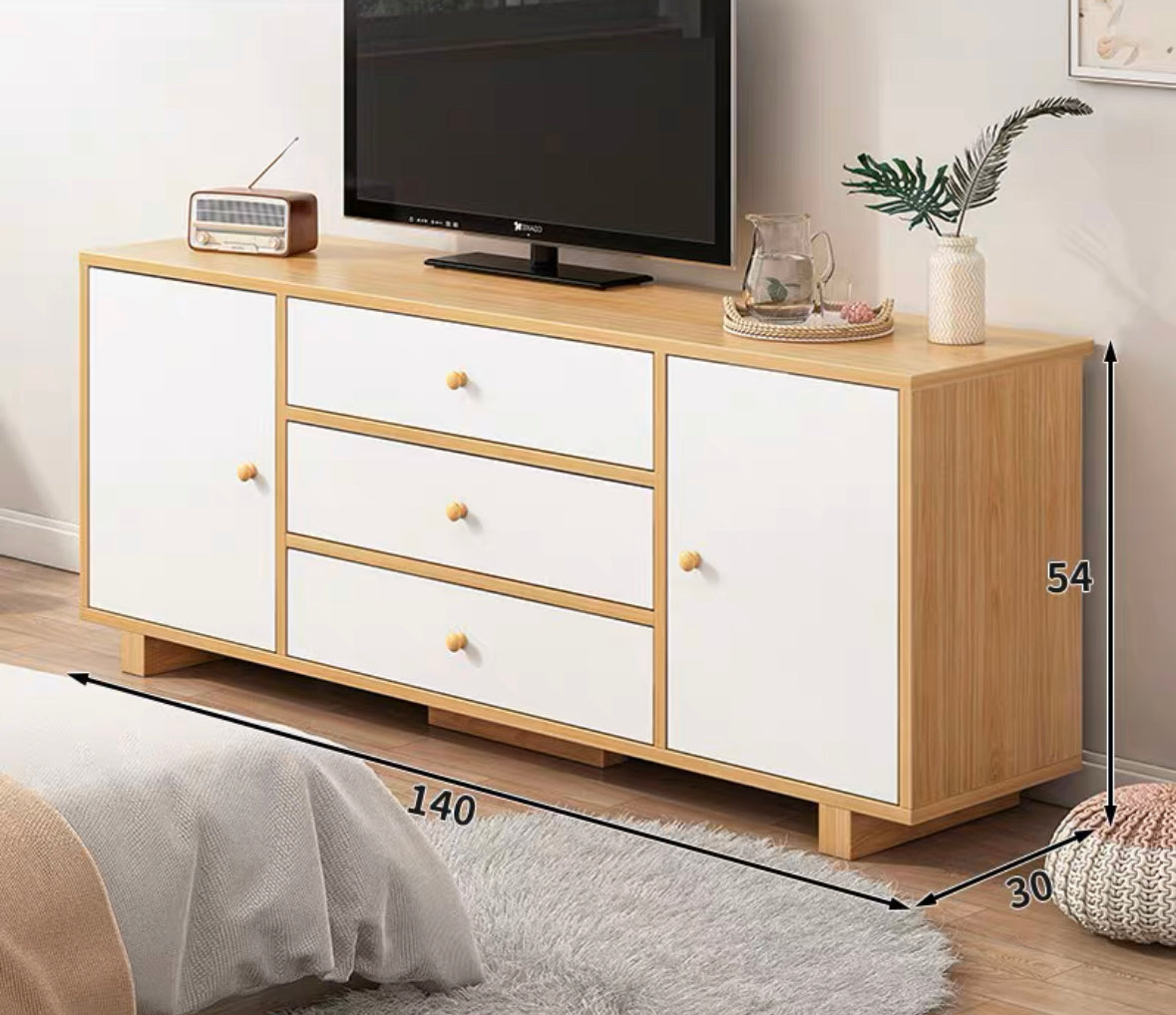 ๐๐๐๐ Simple and practical TV cabinet ๐ญ๐ฏ ๐๐๐๐ข๐ง๐๐ญ
