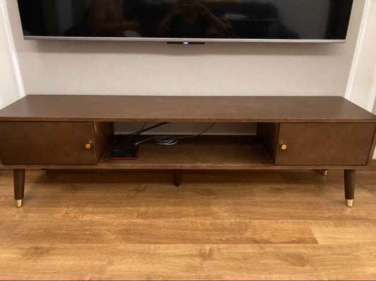 𝐑𝐮𝐬𝐭𝐢𝐜𝐄𝐫𝐚 窄身電視櫃【實木】