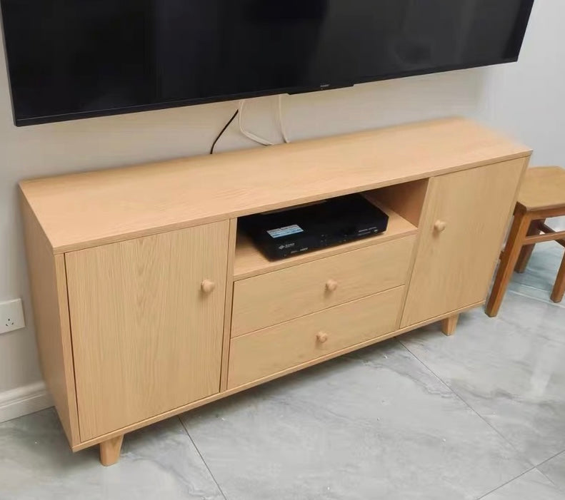 ๐๐๐๐ Nordic tall TV cabinet solid wood ๐ญ๐ฏ ๐๐๐๐ข๐ง๐๐ญ