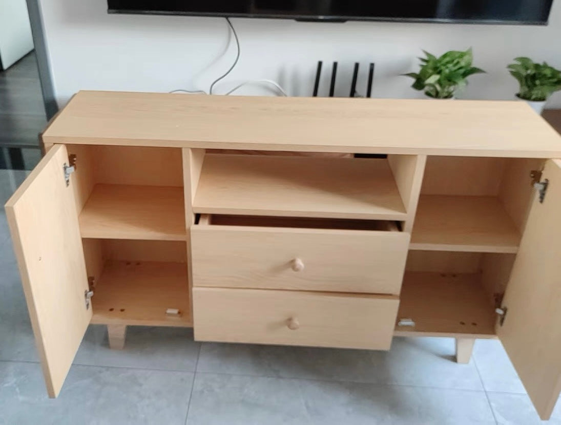 ๐๐๐๐ Nordic tall TV cabinet solid wood ๐ญ๐ฏ ๐๐๐๐ข๐ง๐๐ญ