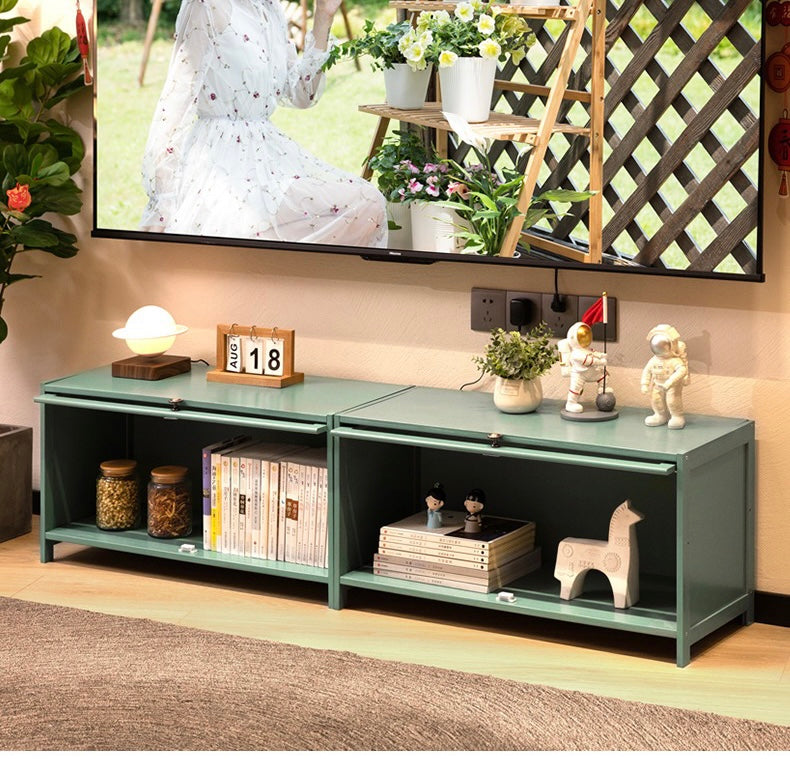 ๐๐๐๐ Retro rattan/nanzhu TV cabinet green๐ญ๐ฏ ๐๐๐๐ข๐ง๐๐ญ