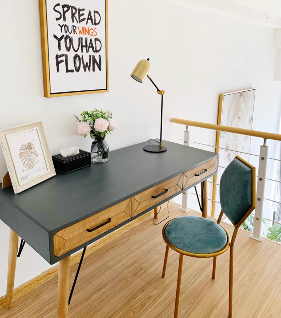 ๐๐๐๐ Industrial style retro desk