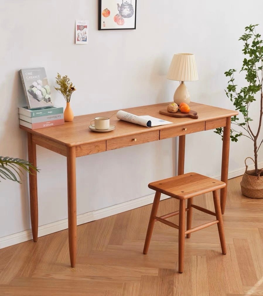 ๐๐๐๐ Japanese cherry wood pencil desk