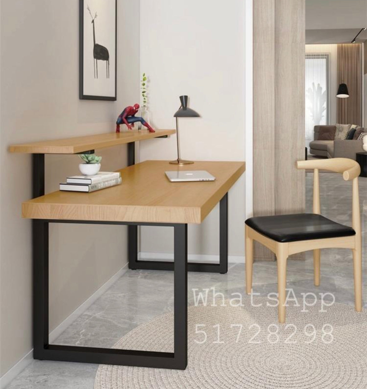 Solid wood thick board computer desk desk writing desk study desk desk desk office desk work desk Desk