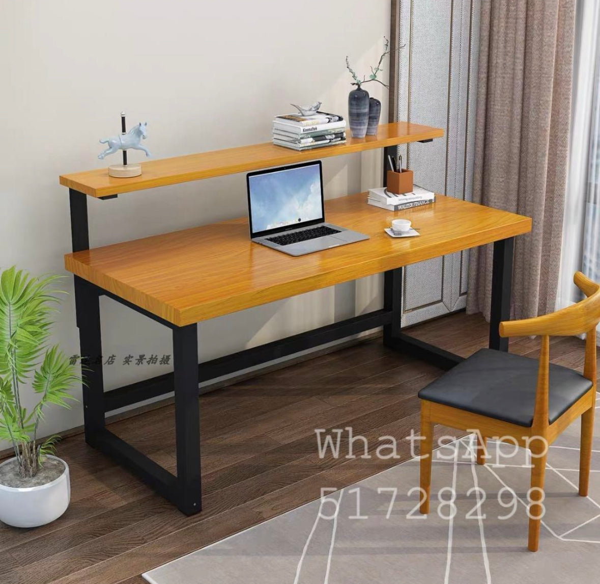 Solid wood thick board computer desk desk writing desk study desk desk desk office desk work desk Desk